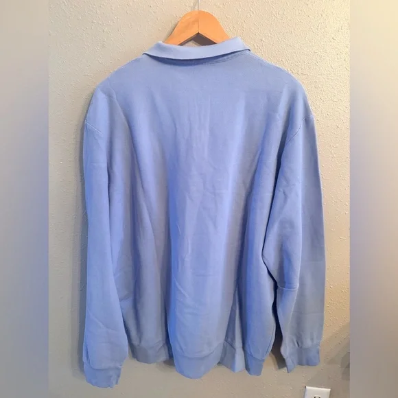 NWOT Ralph Lauren Polo Golf Quarter Zip 100% Pima Cotton XL Blue